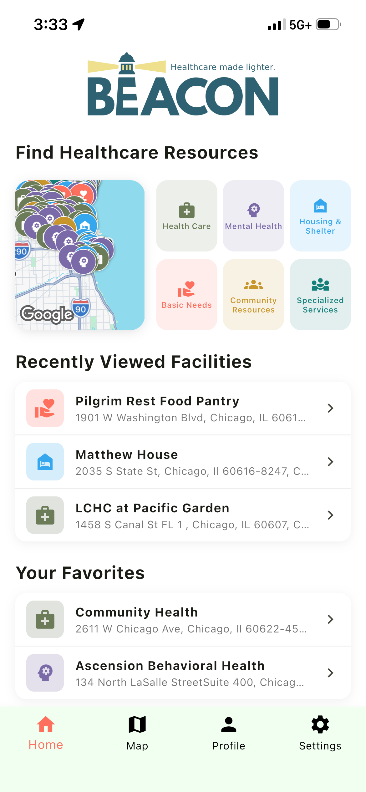 Beacon Screenshot